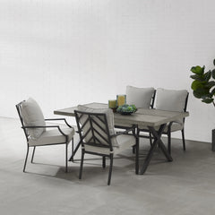 Crosley Otto 2pc Outdoor Chair Set - CO6293MB-GY