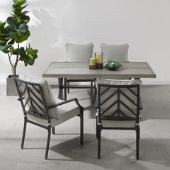 Crosley Otto 2pc Outdoor Chair Set - CO6293MB-GY