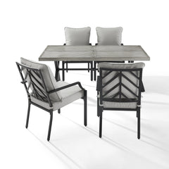 Crosley Otto 2pc Outdoor Chair Set - CO6293MB-GY
