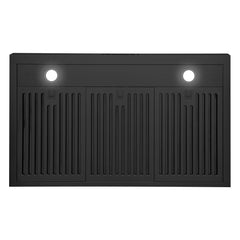 Cosmo Cosmo 36 in. Haven Collection 500 CFM Ducted Under Cabinet Range Hood, Touch Controls, LED Lights in Matte Black - COS-KS6U36-BK