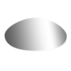 LaToscana 57" x 27" Oval Frameless Wall Mirror with LED - S654