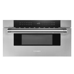 Cosmo 30 in. Built-in Microwave Drawer with Automatic Presets, Touch Controls, Defrosting Rack and 1.2 cu. ft. Capacity in Stainless Steel - COS-MWD3012GSS