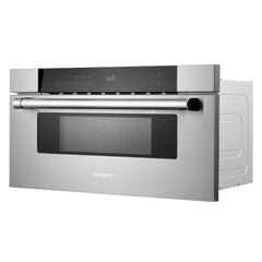 Cosmo 30 in. Built-in Microwave Drawer with Automatic Presets, Touch Controls, Defrosting Rack and 1.2 cu. ft. Capacity in Stainless Steel - COS-MWD3012GSS