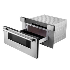 Cosmo 30 in. Built-in Microwave Drawer with Automatic Presets, Touch Controls, Defrosting Rack and 1.2 cu. ft. Capacity in Stainless Steel - COS-MWD3012GSS