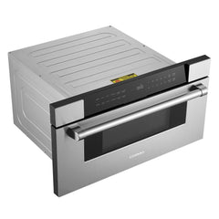 Cosmo 30 in. Built-in Microwave Drawer with Automatic Presets, Touch Controls, Defrosting Rack and 1.2 cu. ft. Capacity in Stainless Steel - COS-MWD3012GSS