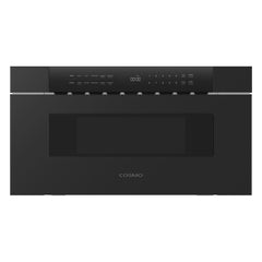 Cosmo 30 in. Haven Collection 1.2 cu. ft. Built-in Microwave Drawer, Presets, Touch Controls, Defrosting Rack, Matte Black - COS-MWD3012NHBK