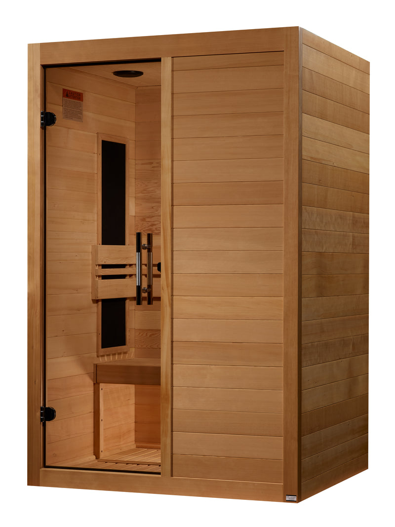 Maxxus 2 person S-Line Infrared Sauna Low EMF with Canadian Hemlock - MX-S206-01