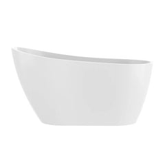 Vanity Art 55" x 28" Freestanding Acrylic Soaking Tub - B531