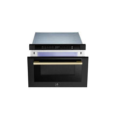 Forno Espresso Capoliveri 24" Microwave Drawer in Black - FMWDR3000-24BLK