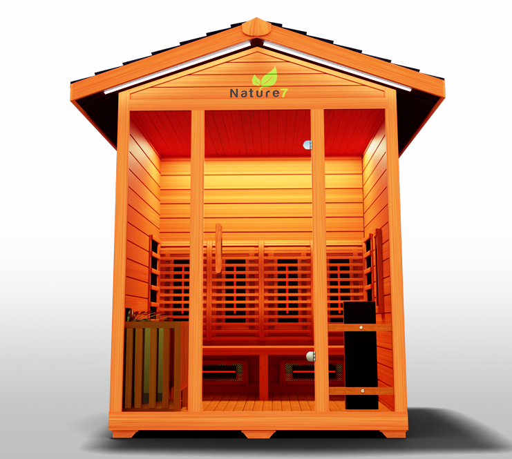 Medical Breakthrough Nature 7™ - Outdoor Sauna, 4 Person