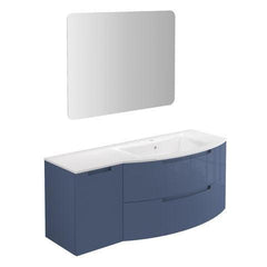 LaToscana Oasi 53" Wall Mounted Vanity Set with Left Side Cabinet - OA53OPT3