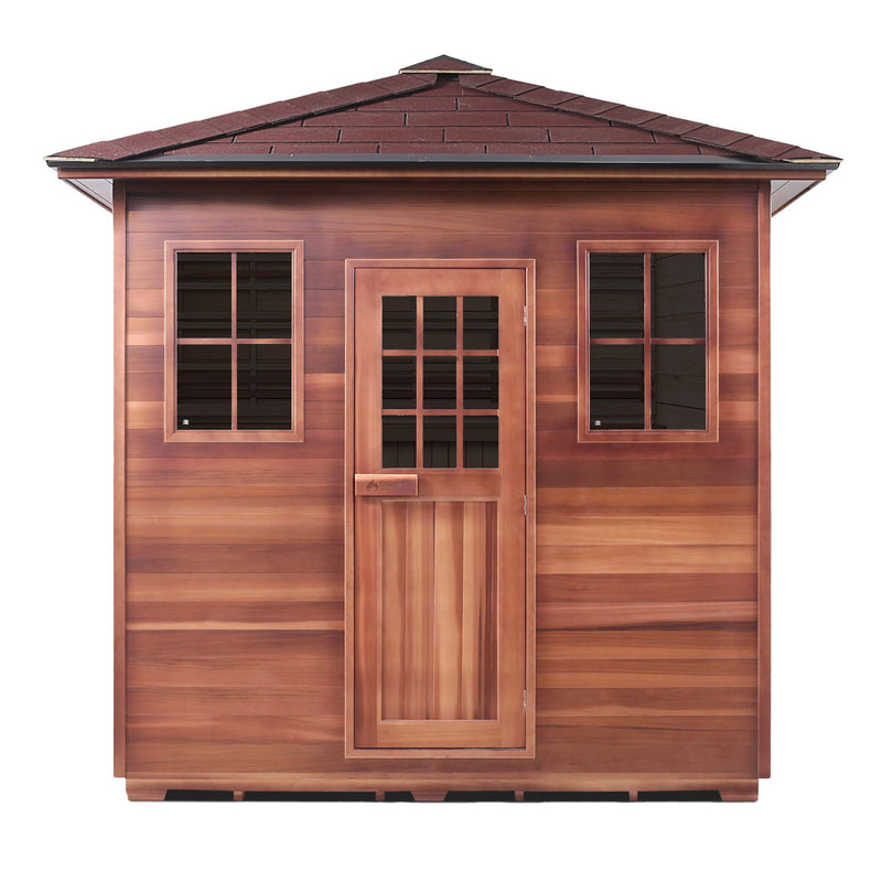 Enlighten Outdoor Dry Traditional Sauna - MOONLIGHT 8 Slope