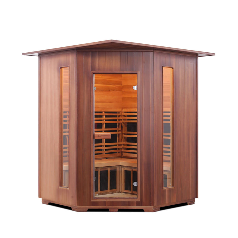 Enlighten Full Spectrum Infrared Sauna - RUSTIC 4C Indoor