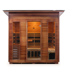 Enlighten Outdoor Infrared/Traditional Sauna - DIAMOND 5 Slope