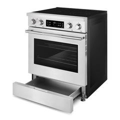 Cosmo 30 in. Stellar Collection 4.8 cu. ft. Electric Range, 4 Burner Ceramic Glass Cooktop, Convection Oven, Stainless Steel - COS-RES304SS