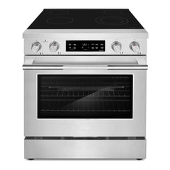 Cosmo 30 in. Stellar Collection 4.8 cu. ft. Electric Range, 4 Burner Ceramic Glass Cooktop, Convection Oven, Stainless Steel - COS-RES304SS