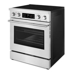 Cosmo 30 in. Stellar Collection 4.8 cu. ft. Electric Range, 4 Burner Ceramic Glass Cooktop, Convection Oven, Stainless Steel - COS-RES304SS