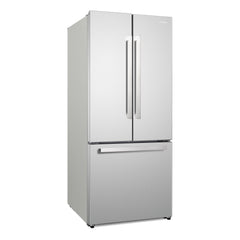 Cosmo Cosmo 30 in. 17.5 cu. ft. Counter Depth 3-Door French Door Refrigerator with Freezer Drawer in Fingerprint Resistant Stainless Steel - COS-RFFV183GHS