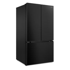 Cosmo 36 in. Vista Collection 27.4 cu. ft. French Door Refrigerator, Freezer Drawer, Water Dispenser, Ice Maker, Matte Black - COS-RFFV283RBK