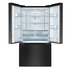 Cosmo 36 in. Vista Collection 27.4 cu. ft. French Door Refrigerator, Freezer Drawer, Water Dispenser, Ice Maker, Matte Black - COS-RFFV283RBK
