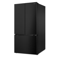 Cosmo 36 in. Vista Collection 27.4 cu. ft. French Door Refrigerator, Freezer Drawer, Water Dispenser, Ice Maker, Matte Black - COS-RFFV283RBK