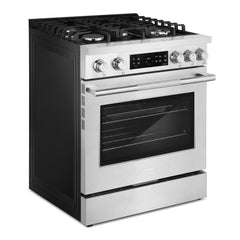 Cosmo 30 in. Stellar Collection 4.8 cu. ft. Gas Range, 5 Burners, Convection Oven, Cast Iron Grates, Stainless Steel - COS-RGS305SS