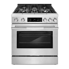 Cosmo 30 in. Stellar Collection 4.8 cu. ft. Gas Range, 5 Burners, Convection Oven, Cast Iron Grates, Stainless Steel - COS-RGS305SS