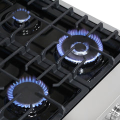 Cosmo 36 in. Stellar Collection 6.1 cu. ft. Gas Range, 6 Burners, Convection Oven, Cast Iron Grates, Stainless Steel - COS-RGS366SS