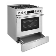 Cosmo 36 in. Stellar Collection 6.1 cu. ft. Gas Range, 6 Burners, Convection Oven, Cast Iron Grates, Stainless Steel - COS-RGS366SS