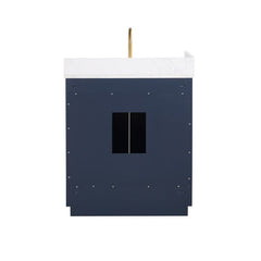 Altair Gavino 30" Single Bathroom Vanity with Grain White Engineered Stone Countertop - 557030