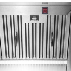 Forno Savona 36-Inch Wall Mount Range Hood – 1,200 CFM – Baffle Filters – Stainless Steel Backsplash Included - FRHWM5029-36