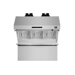 Forno Savona 36-Inch Wall Mount Range Hood – 1,200 CFM – Baffle Filters – Stainless Steel Backsplash Included - FRHWM5029-36