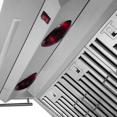 Forno Savona 36-Inch Wall Mount Range Hood – 1,200 CFM – Baffle Filters – Stainless Steel Backsplash Included - FRHWM5029-36