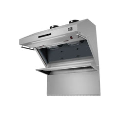 Forno Savona 36-Inch Wall Mount Range Hood – 1,200 CFM – Baffle Filters – Stainless Steel Backsplash Included - FRHWM5029-36