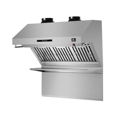 Forno Savona 36-Inch Wall Mount Range Hood – 1,200 CFM – Baffle Filters – Stainless Steel Backsplash Included - FRHWM5029-36