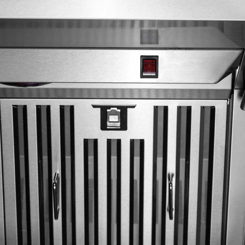 Forno Savona 60-Inch Wall Mount Range Hood – 1,200 CFM – Baffle Filters – Stainless Steel Backsplash – Heating Lamps - FRHWM5029-60