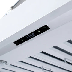Forno Valente 36-Inch Wall Mount Range Hood – 427 CFM – 3 Speeds – Dishwasher-Safe Baffle Filters – LED Lights – Remote Control - FRHWM5099-36CP