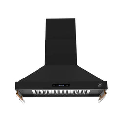 Forno Venezia 48-Inch Wall-Mounted Range Hood – Touch Controls – Baffle Filters – 3-Speed Ventilation - FRHWM5503-48