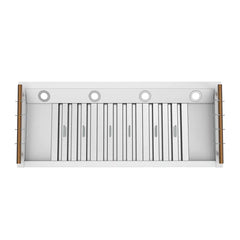Forno Venezia 48-Inch Wall-Mounted Range Hood – Touch Controls – Baffle Filters – 3-Speed Ventilation - FRHWM5503-48