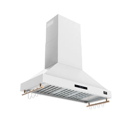 Forno Venezia 48-Inch Wall-Mounted Range Hood – Touch Controls – Baffle Filters – 3-Speed Ventilation - FRHWM5503-48