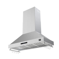 Forno Venezia 48-Inch Wall-Mounted Range Hood – Touch Controls – Baffle Filters – 3-Speed Ventilation - FRHWM5503-48