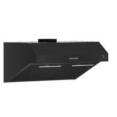 Forno Bari Espresso 30-Inch Under Cabinet Range Hood, 400 CFM, LED Lighting, Dishwasher-Safe Baffle Filters, 4-Speed Fan Control - FRHUC5255-30