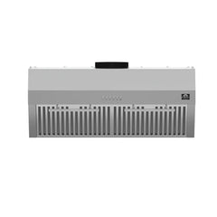 Forno Bari Espresso 30-Inch Under Cabinet Range Hood, 400 CFM, LED Lighting, Dishwasher-Safe Baffle Filters, 4-Speed Fan Control - FRHUC5255-30