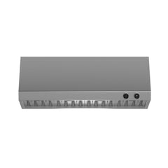 Forno Biagio 48" Wall Mounted Range Hood, Stainless Steel, Heavy Duty - The Home Selection