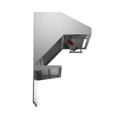Forno 30" Wall Mount Range Hood with Red Light Warmer, Shelf/Backsplash, and 600 CFM Motor - FRHWM5029-30HB