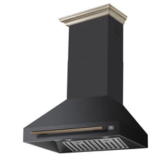 Forno Aria 30-Inch Wall-Mounted Range Hood – 600 CFM – 4-Speed Fan – Ducted Ventilation
