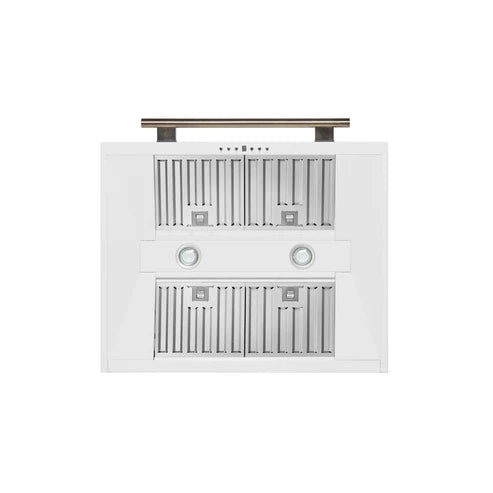 Forno Aria 30-Inch Wall-Mounted Range Hood – 600 CFM – 4-Speed Fan – Ducted Ventilation