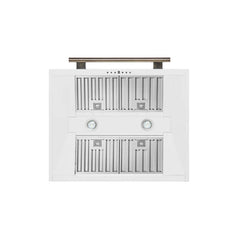 Forno Aria 30-Inch Wall-Mounted Range Hood – 600 CFM – 4-Speed Fan – Ducted Ventilation