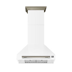 Forno Aria 30-Inch Wall-Mounted Range Hood – 600 CFM – 4-Speed Fan – Ducted Ventilation