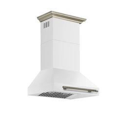 Forno Aria 30-Inch Wall-Mounted Range Hood – 600 CFM – 4-Speed Fan – Ducted Ventilation